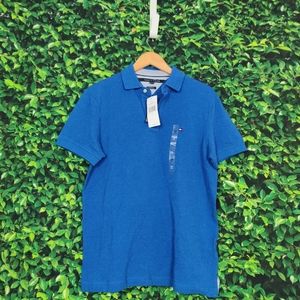 Tommy Hilfiger Blue Polo T-Shirt (Brand New)
